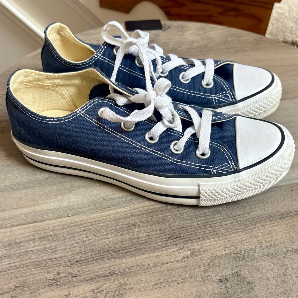 Converse Dark Blue Canvas Sneakers